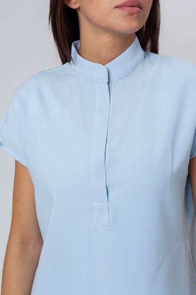 Women's Uniforms World 518GTK™ Avant scrub top ceil blue (magnetic clips)-2