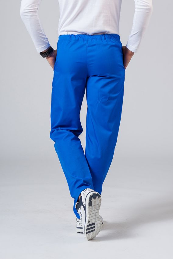 Men's Sunrise Uniforms Basic Regular scrub trousers royal blue-1