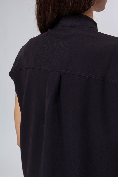 Women's Uniforms World 518GTK™ Avant scrub top czarna (magnetic clips)-4