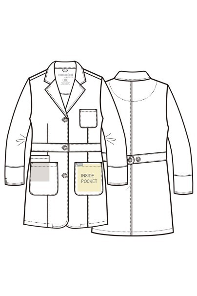 Women's Maevn Momentum Mid (elastic) lab coat-12