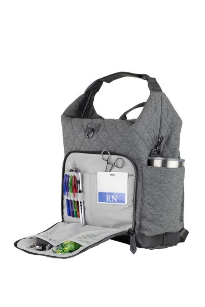 Maevn Readygo Hobo bag/backpack heather grey-2