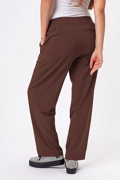 Women's Sunrise Move Zen scrub trousers coffe