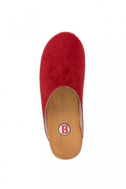 Buxa model PZM1 medical shoes red suede-2