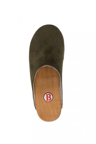 Buxa model PZM1 medical shoes green suede-1