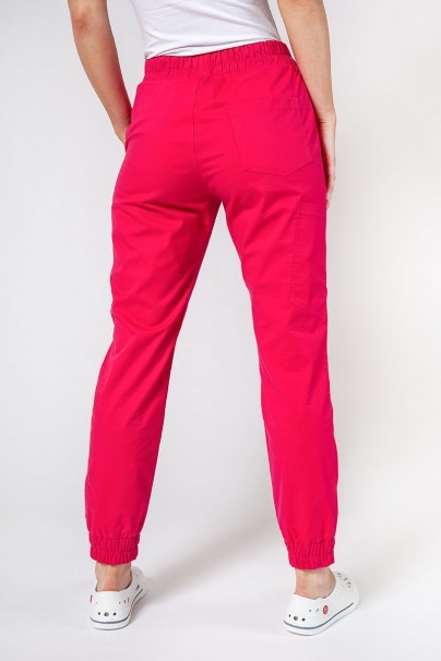 Women’s Sunrise Uniforms Active Air jogger scrub trousers raspberry-2