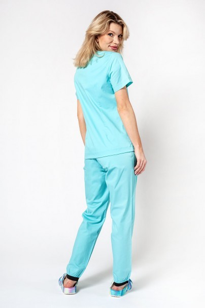 Women's Sunrise Uniforms Active Loose scrub trousers aqua-7