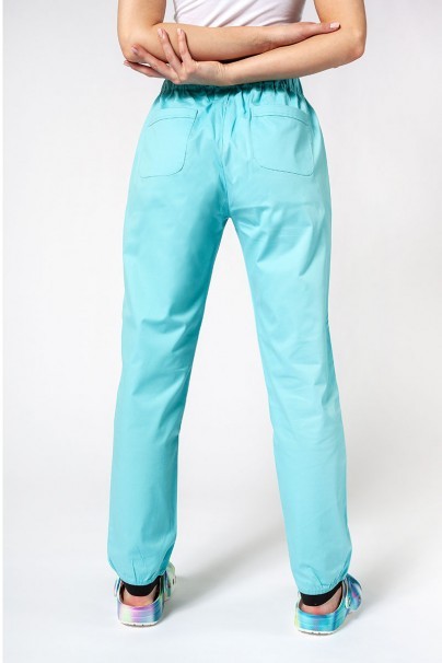 Women's Sunrise Uniforms Active Loose scrub trousers aqua-2