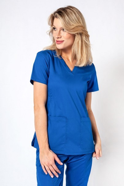 Women's Maevn EON Sport Sporty & Comfy classic scrubs set royal blue-2