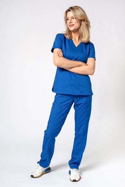 Women's Maevn EON Sporty & Comfy classic scrub trousers royal blue-6