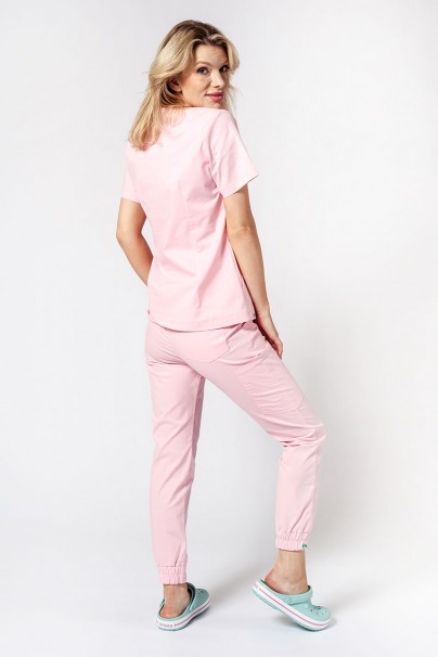 Women’s Sunrise Uniforms Active Bloom scrub top blush pink-4