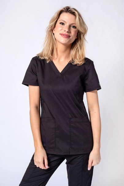 Women's Maevn EON Sport Sporty & Comfy classic scrubs set black-2