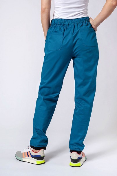 Women's Sunrise Uniforms Active Loose scrub trousers caribbean blue-1