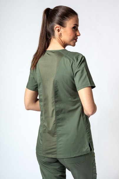 Women's Maevn EON Sport Sporty & Comfy classic scrubs set olive-2