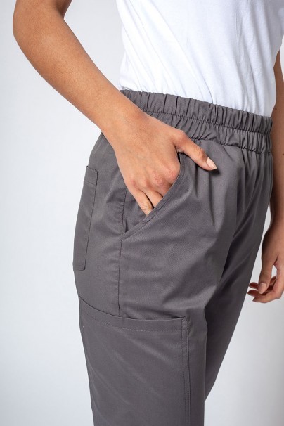 Women’s Sunrise Uniforms Active Air jogger scrub trousers pewter-2