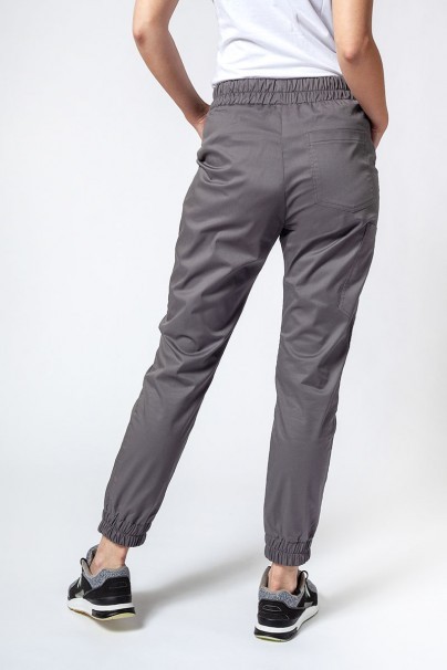 Women’s Sunrise Uniforms Active Air jogger scrub trousers pewter-2