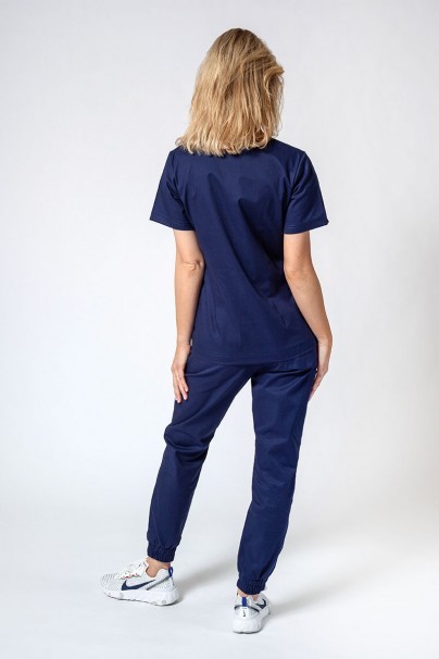 Women’s Sunrise Uniforms Active Bloom scrub top navy-5