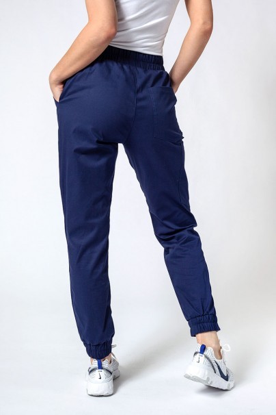 Women’s Sunrise Uniforms Active Air jogger scrub trousers navy-2