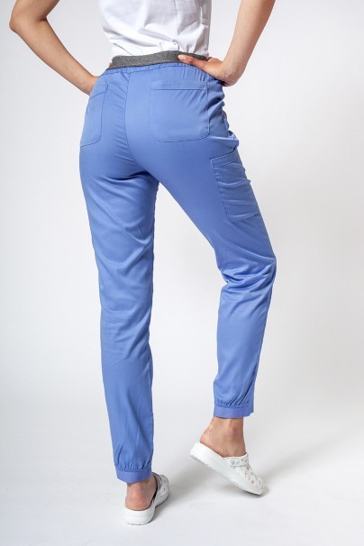 Women's Maevn Matrix Semi-jogger scrub trousers ceil blue-2