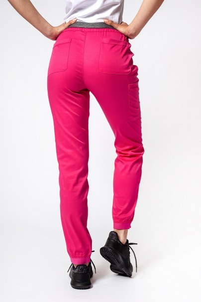 Women's Maevn Matrix Semi-jogger scrub trousers hot pink-2