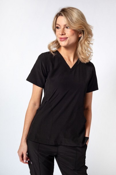 Women's Maevn Matrix Impulse Stylish scrubs set black-2