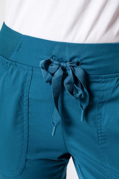 Women’s Adar Uniforms Ultimate Yoga jogger scrub trousers caribbean blue-3