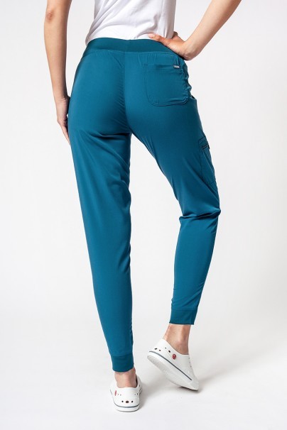 Women’s Adar Uniforms Ultimate Yoga jogger scrub trousers caribbean blue-1