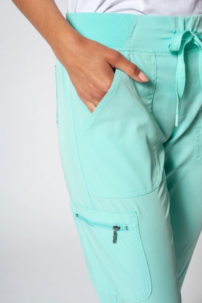 Women’s Adar Uniforms Ultimate Yoga jogger scrub trousers aqua-3