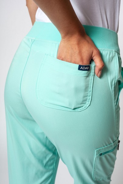 Women’s Adar Uniforms Ultimate Yoga jogger scrub trousers aqua-5