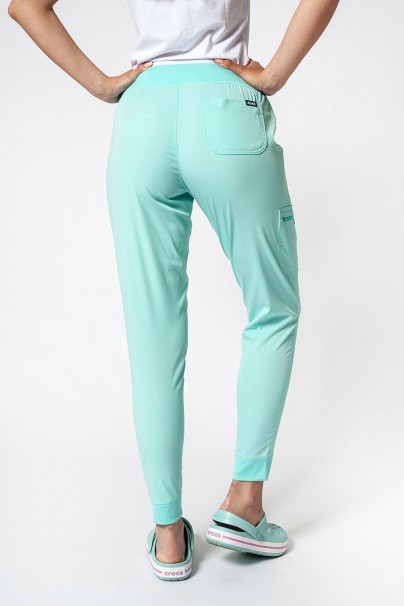 Women’s Adar Uniforms Ultimate Yoga jogger scrub trousers aqua-1