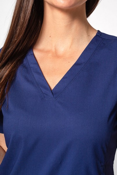 Women's Maevn EON Sport Sporty & Comfy classic scrubs set navy-6