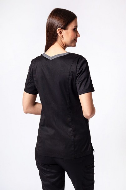 Women’s Maevn Matrix Contrast scrub top black-1