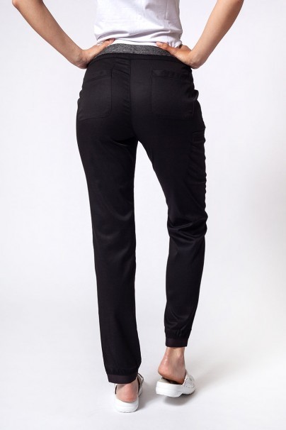 Women's Maevn Matrix Semi-jogger scrub trousers black-2