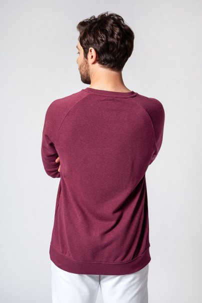 Men’s Malifni Merger sweatshirt red plum melange-3