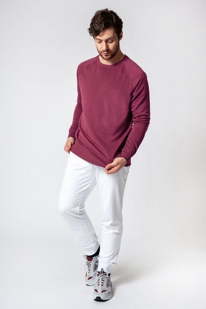 Men’s Malifni Merger sweatshirt red plum melange-2