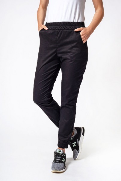 Men's Sunrise Uniforms Active III scrubs set (Bloom top, Air trousers) black-6