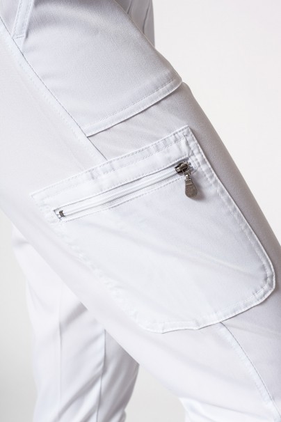 Adar Uniforms scrubs set Ultimate (with Sweetheart top – elastic) white-10