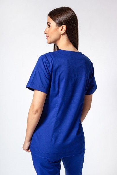 Women’s Sunrise Uniforms Active Bloom scrub top royal blue-2