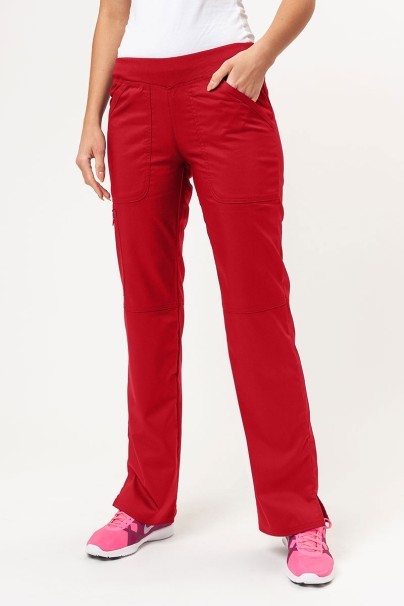 Women's Cherokee Revolution (Mock top, Straight trousers) scrubs set red-7