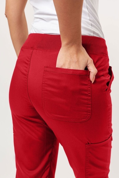 Women’s Cherokee Revolution Straight Leg scrub trousers red-4