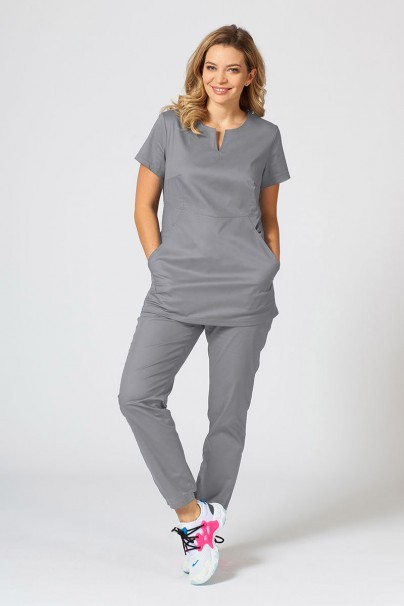 Women's Sunrise Uniforms Active Loose scrub trousers quiet grey-1