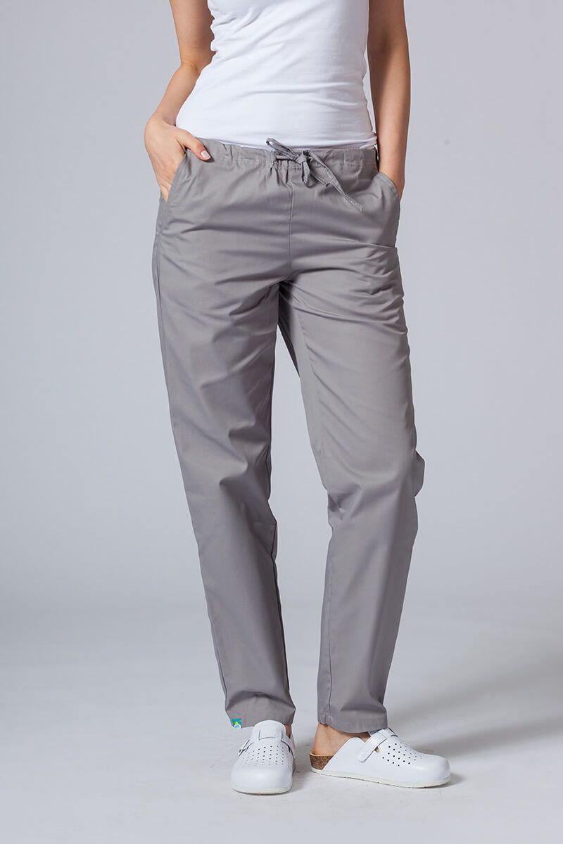 Women's Sunrise Uniforms Basic Regular scrub trousers pewter