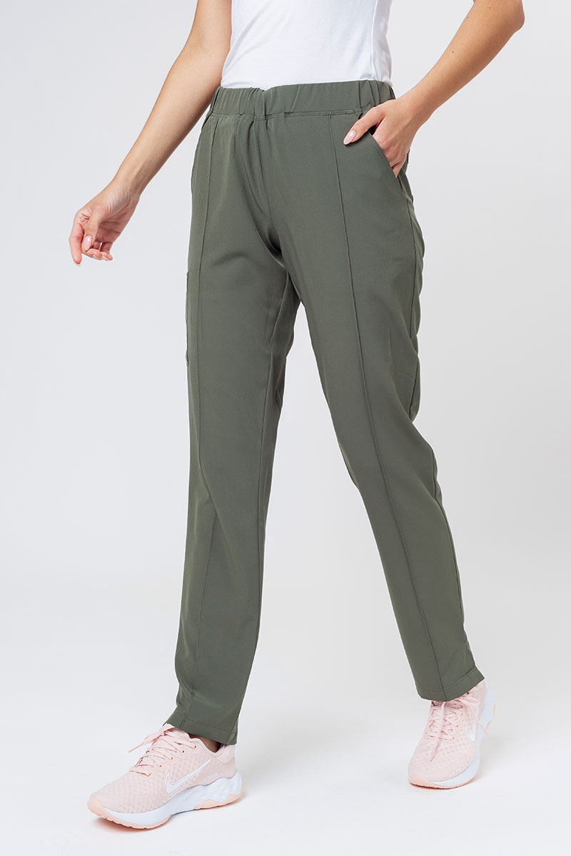 Women's Maevn Matrix Impulse Stylish scrub trousers olive