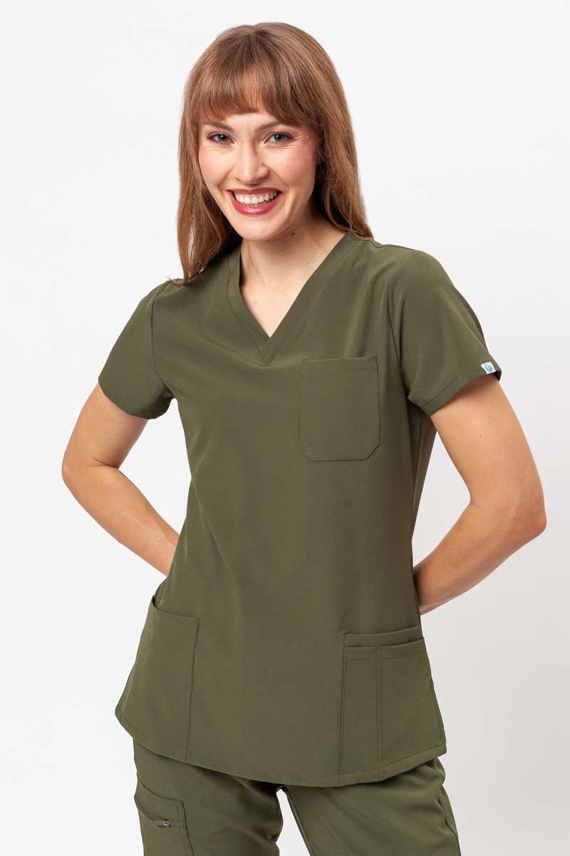Women's Uniforms World 309TS™ Valiant scrub top olive