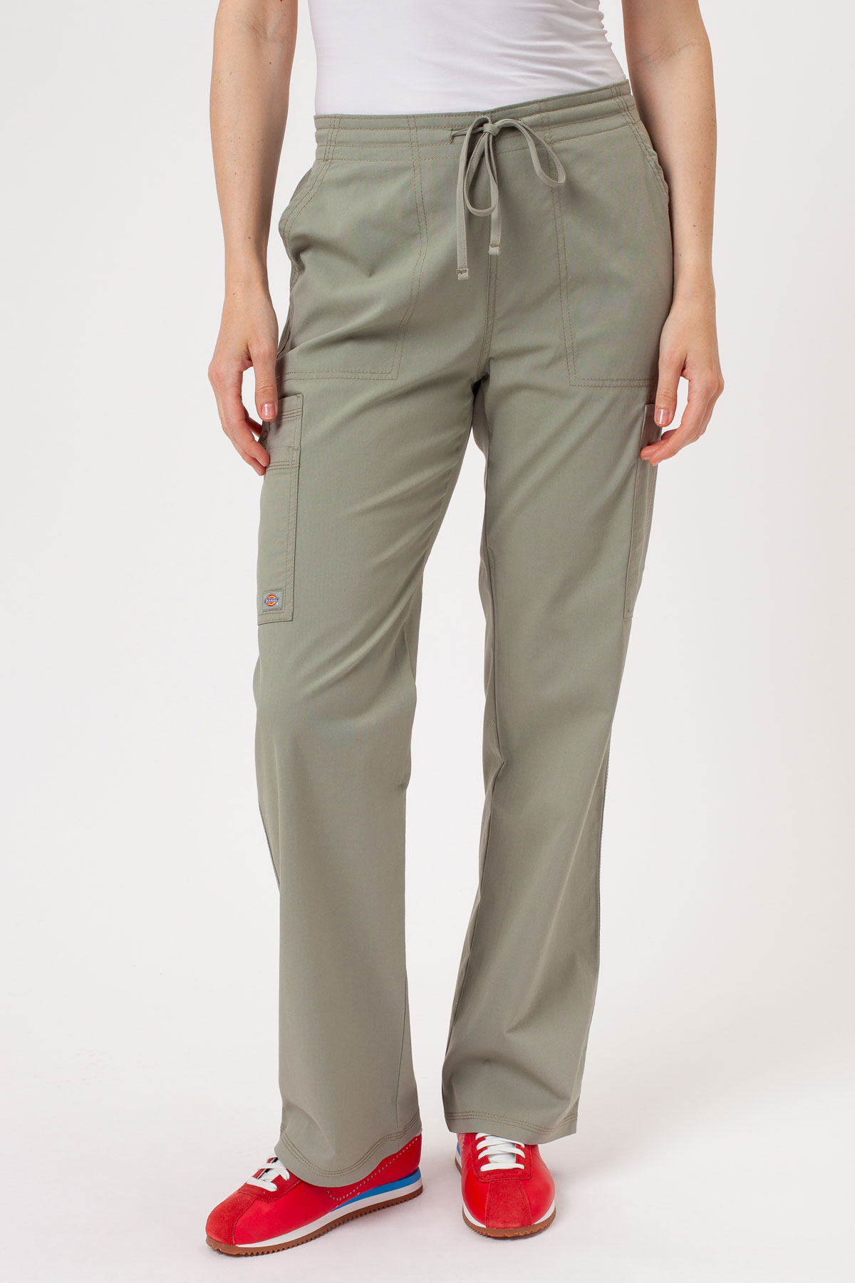 Women’s Dickies Dickies Forge Straight Leg scrub trousers sage green