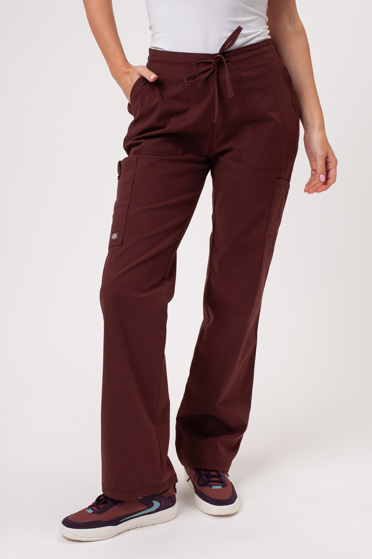 Women’s Dickies Dickies Forge Straight Leg scrub trousers brown