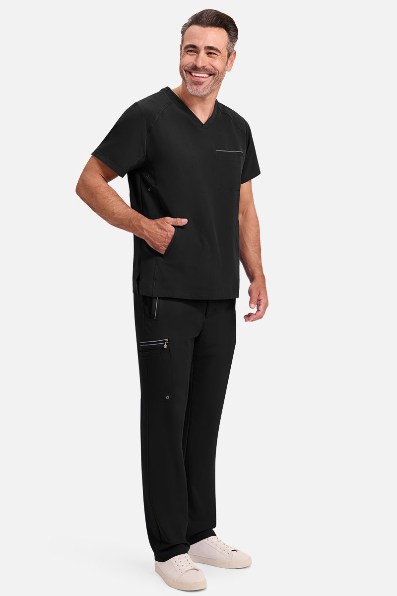Men's Healing Hands Steven scrubs set black