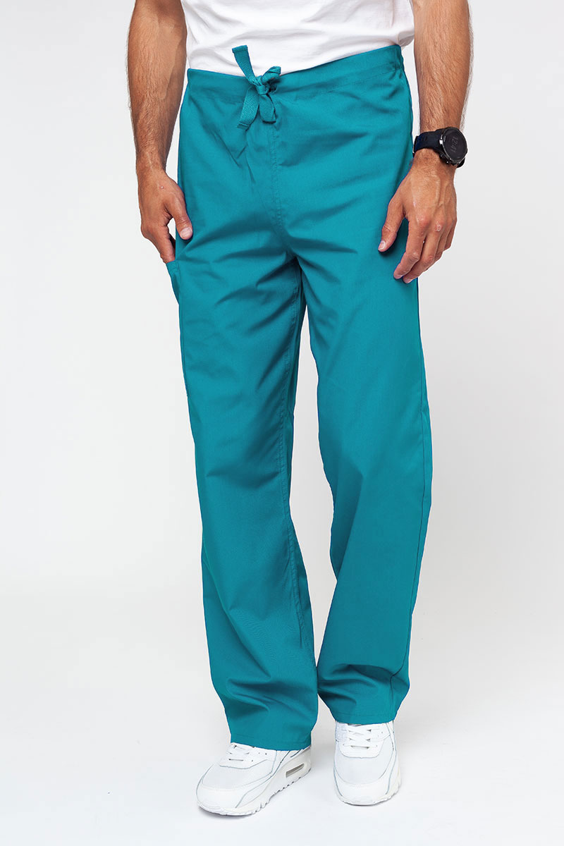 Men’s Cherokee Originals Cargo scrub trousers teal blue
