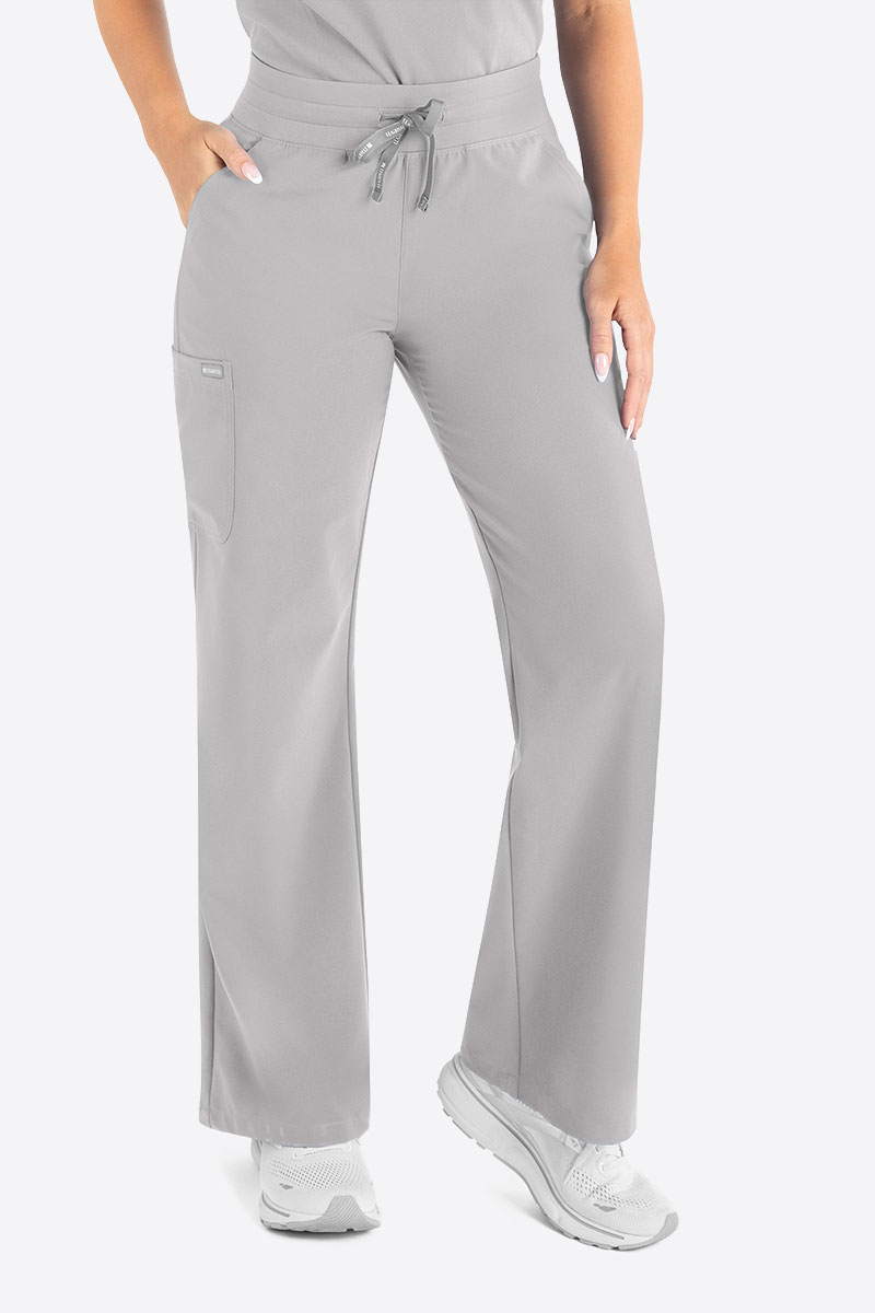 Women's Maevn Momentum Wide Leg scrub trousers quiet grey