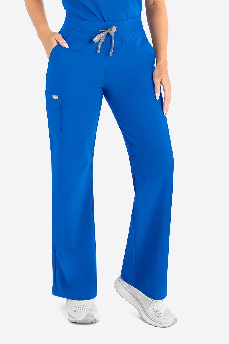 Women's Maevn Momentum Wide Leg scrub trousers royal blue