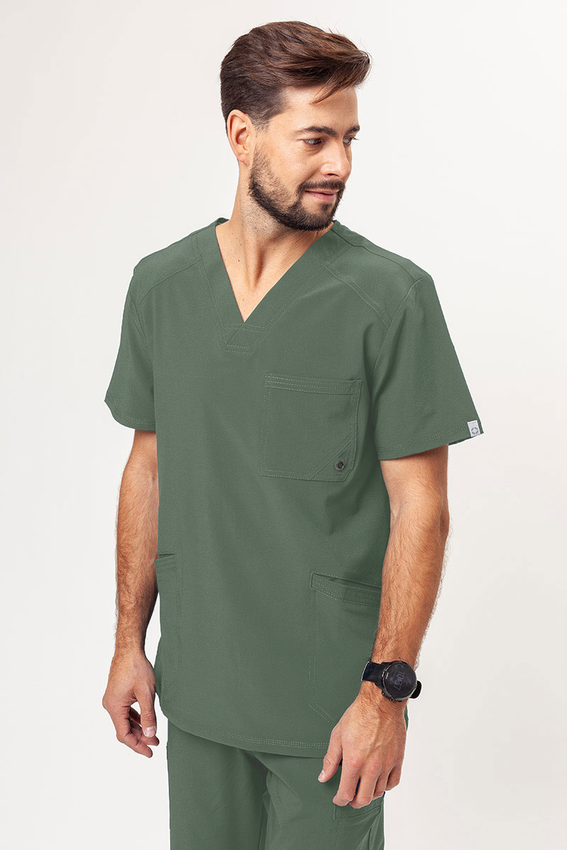 Men’s Cherokee Infinity V-neck scrub top olive